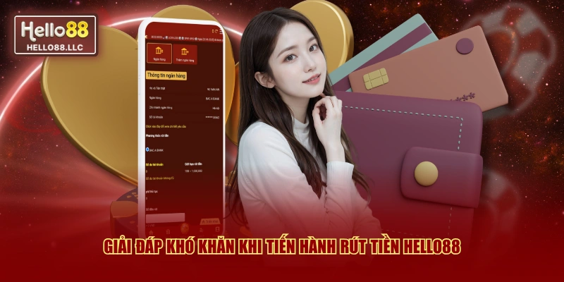 Giải đáp khó khăn khi tiến hành rút tiền Hello88